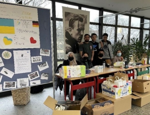 Die Willi-Graf-Schule, BBZ St. Ingbert, sammelt Spenden für die Ukraine