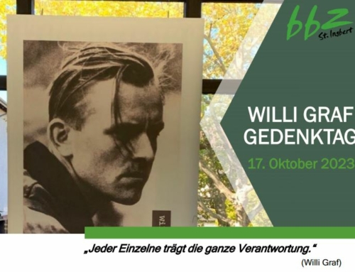 Gedenkfeier am BBZ St. Ingbert zum 80. Todestag von Willi Graf